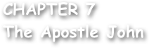 CHAPTER 7
The Apostle John